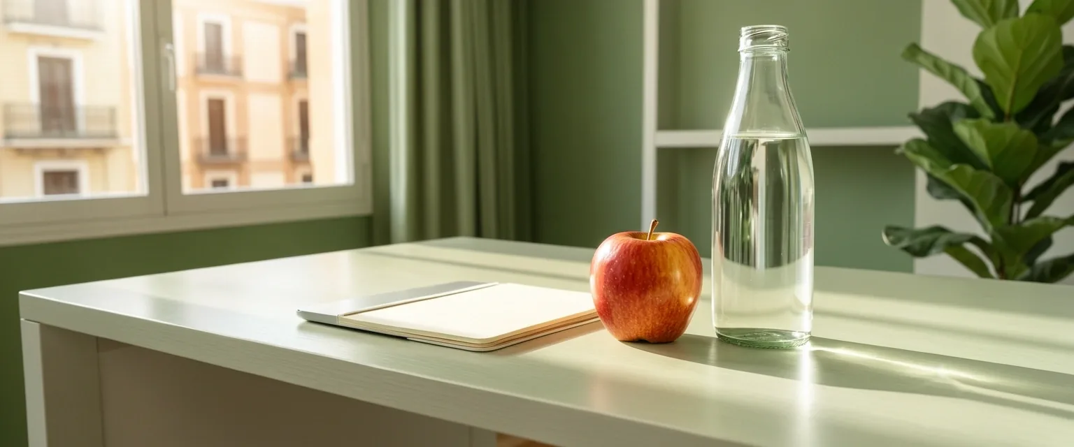 Ambiente de consulta nutricional profesional